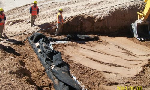 Contención Balneario - Geotextiles ALDEANA