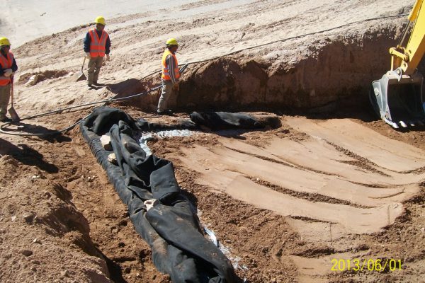 Contención Balneario - Geotextiles ALDEANA