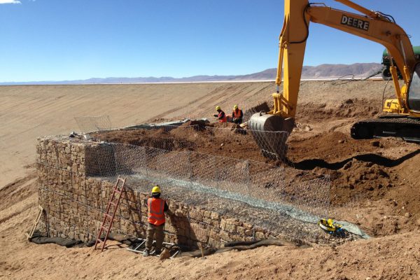 Contención Balneario - Geotextiles ALDEANA