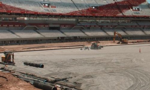Canchas de Fútbol - River Plate - Geotextiles ALDEANA